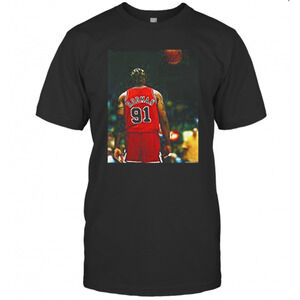 Dennis Rodman Chicago Bulls Player Basketball T-Shirt